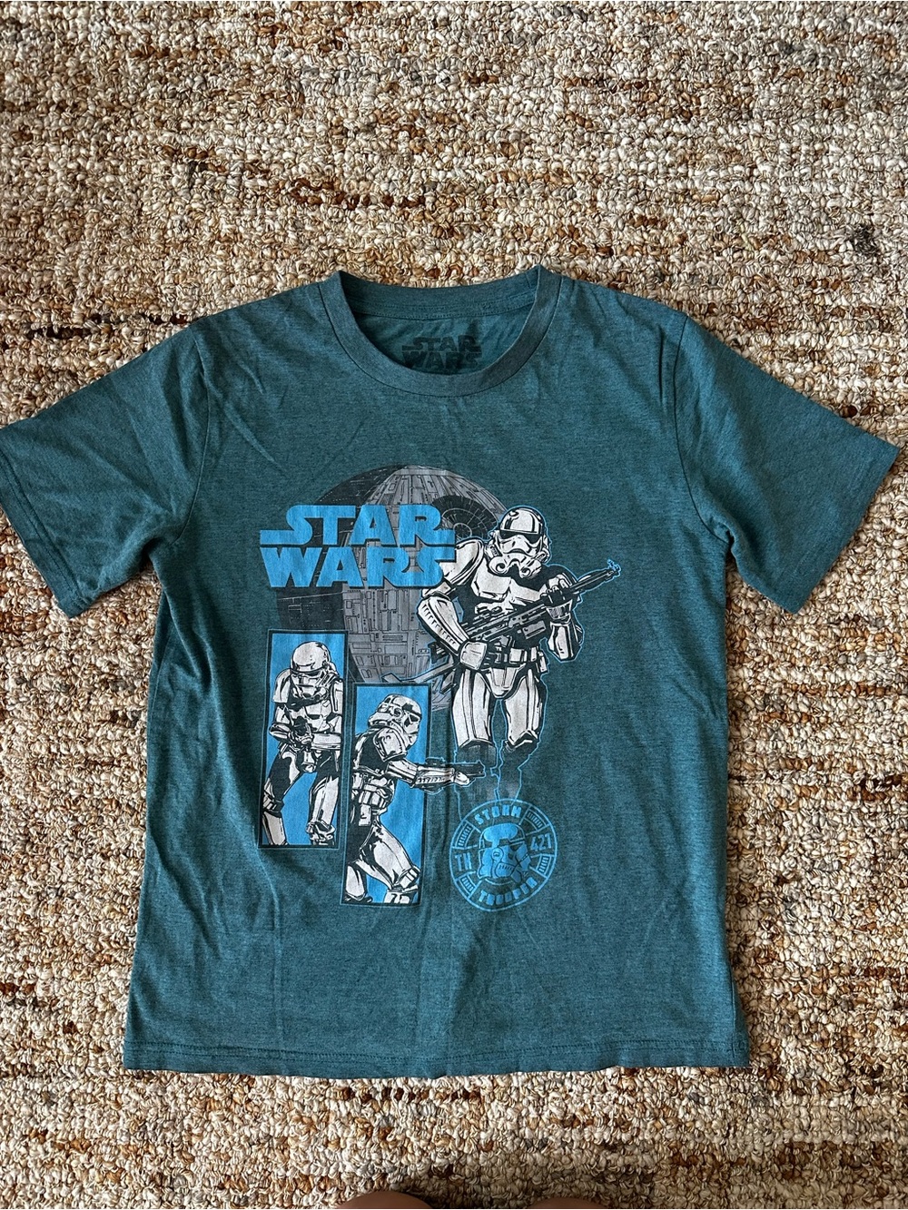 Star Wars Boys Teal Graphic Stormtrooper Tee